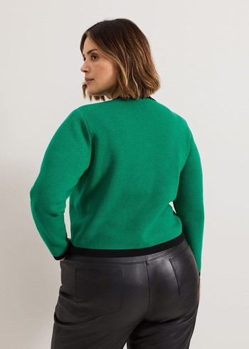 Phase Eight Tazted Knitwear Green Australia | JK0462519